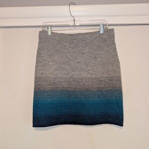 Toad&Co Blue Ombre Heartfelt Sweater Skirt